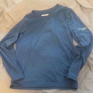 Columbia Kids Long Sleeve Tee in Blue Medium 10/12